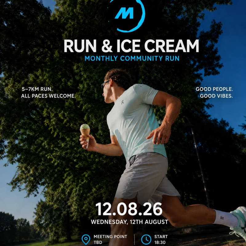 Cover Image for π RUN & ICE CREAM - A Social Run Experience