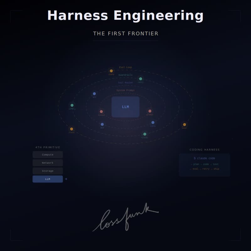 Cover Image for Harness Engineering, the first frontier!