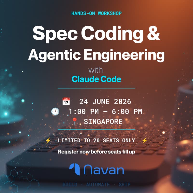 Cover Image for Spec Coding & Agentic Engineering with Claude Code - Hands-on Workshop