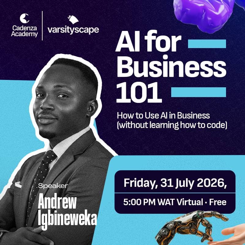 Cover Image for AI for Business 101: How to Use AI in Business (without learning how to code)