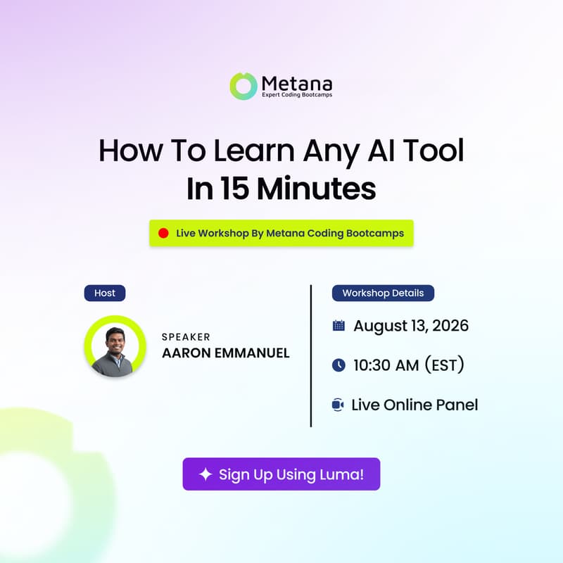 Cover Image for How to Learn Any AI Tool in 15 Minutes