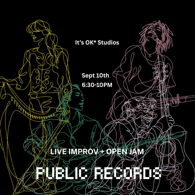 Cover Image for PUBLIC RECORDS | Live Improv & Open Jam