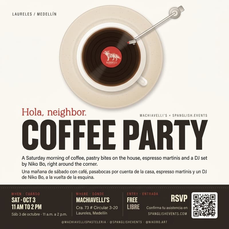 Cover Image for Spanglish Events Coffee Party Experience
