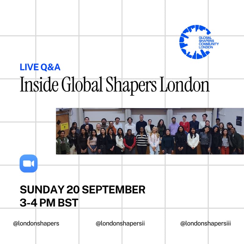 Cover Image for Live Q&A: Inside Global Shapers London