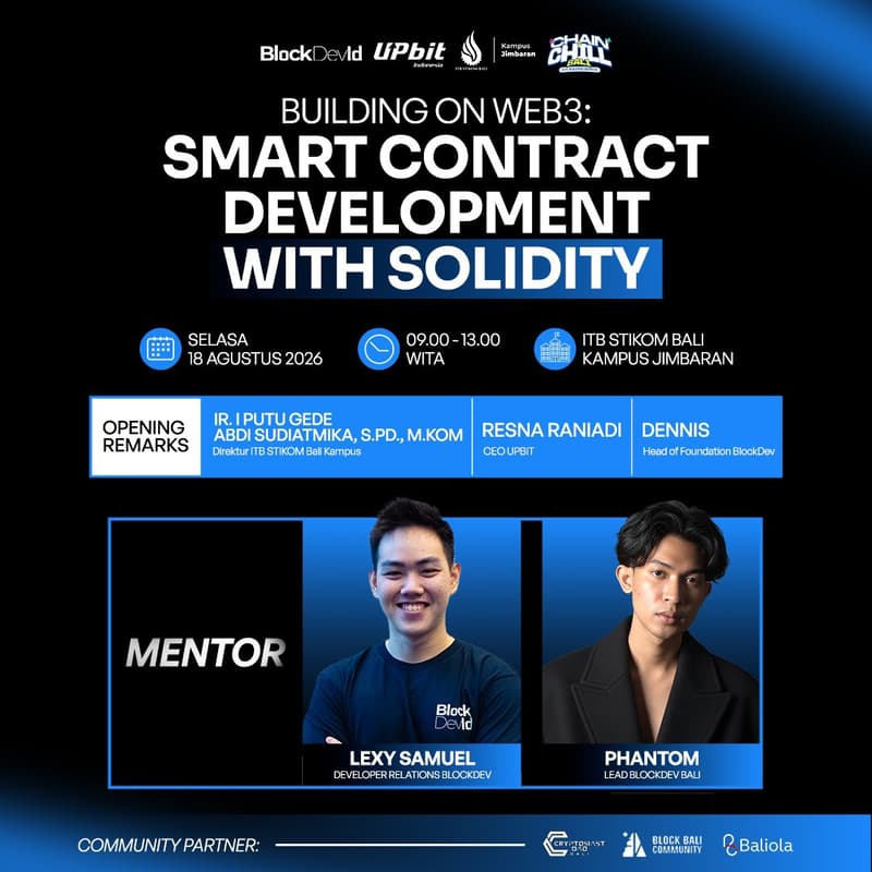 Cover Image for Building on Web3: Smart Contract Development with Solidity