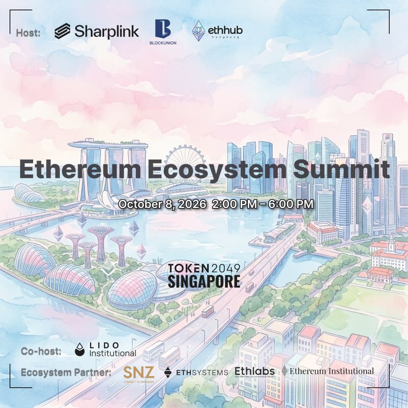 Cover Image for Ethereum Ecosystem Summit @Token2049 Singapore