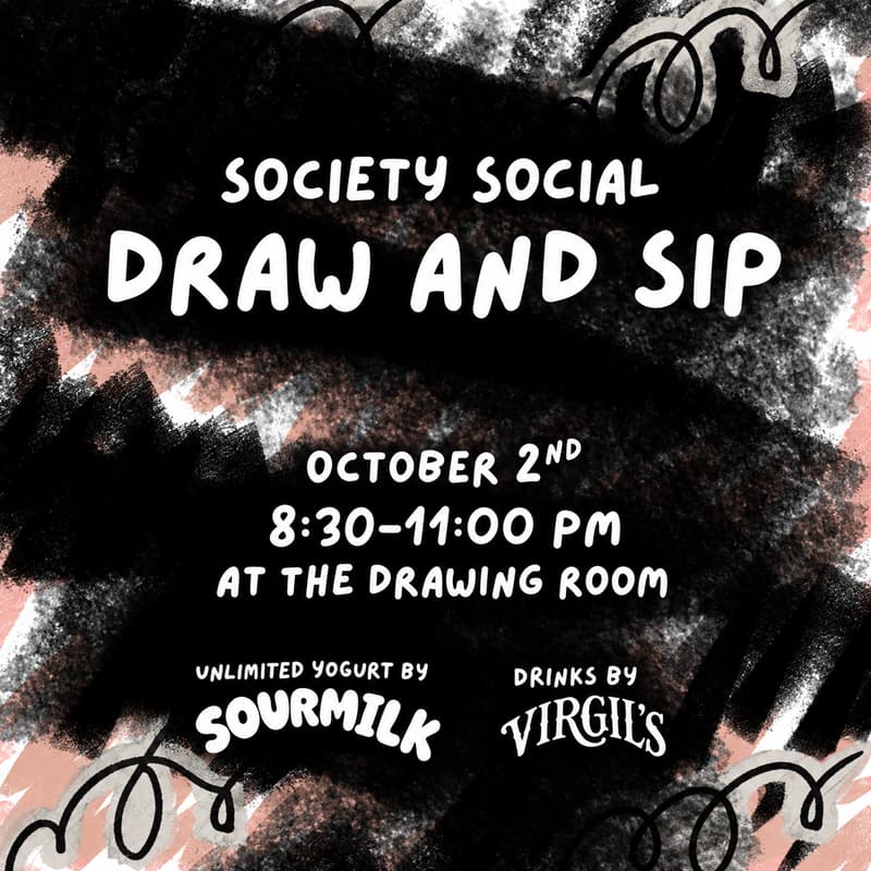 Cover Image for Society Social, Draw And Sip