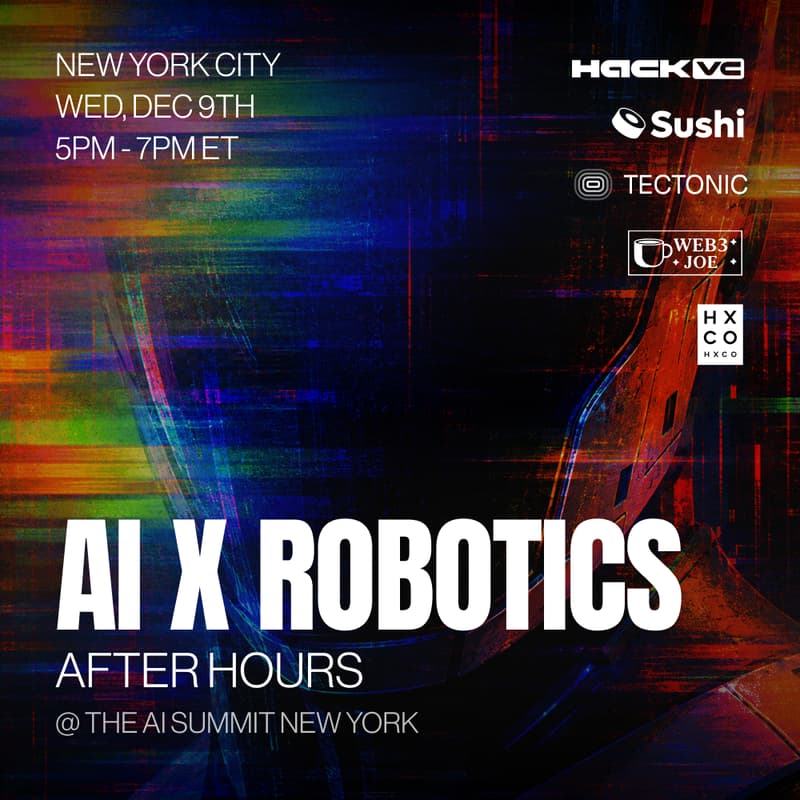 Cover Image for AI x Robotics After Hours @ The AI Summit New York