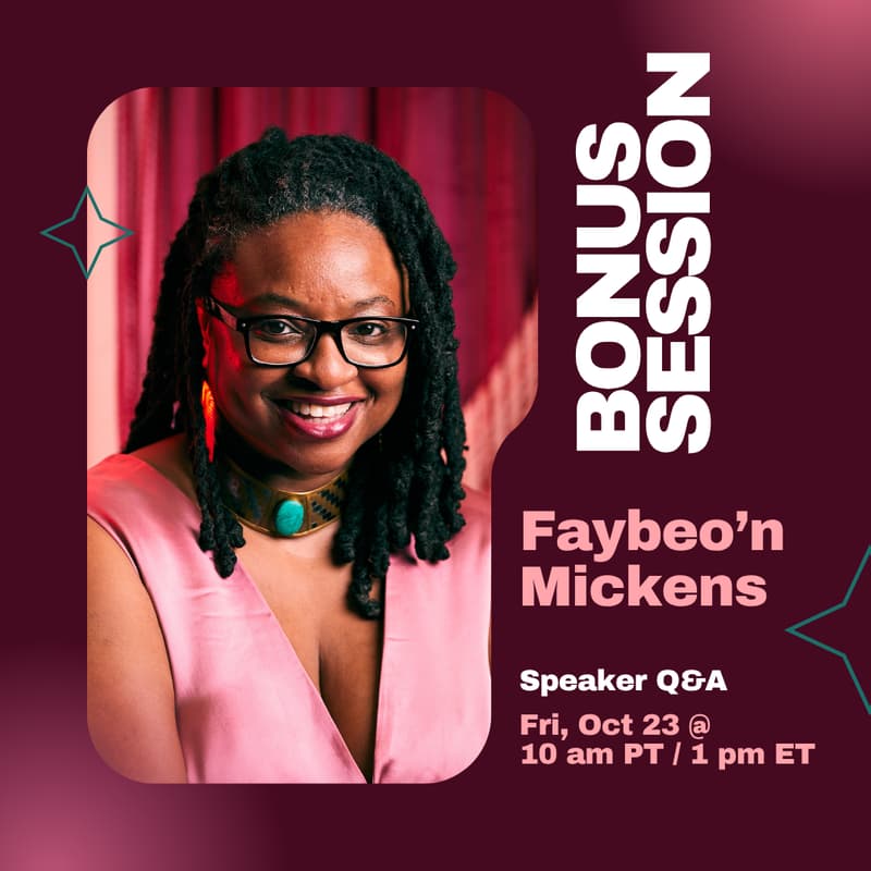 Cover Image for Faybeo'n Mickens LIP Speaker Q&A Session