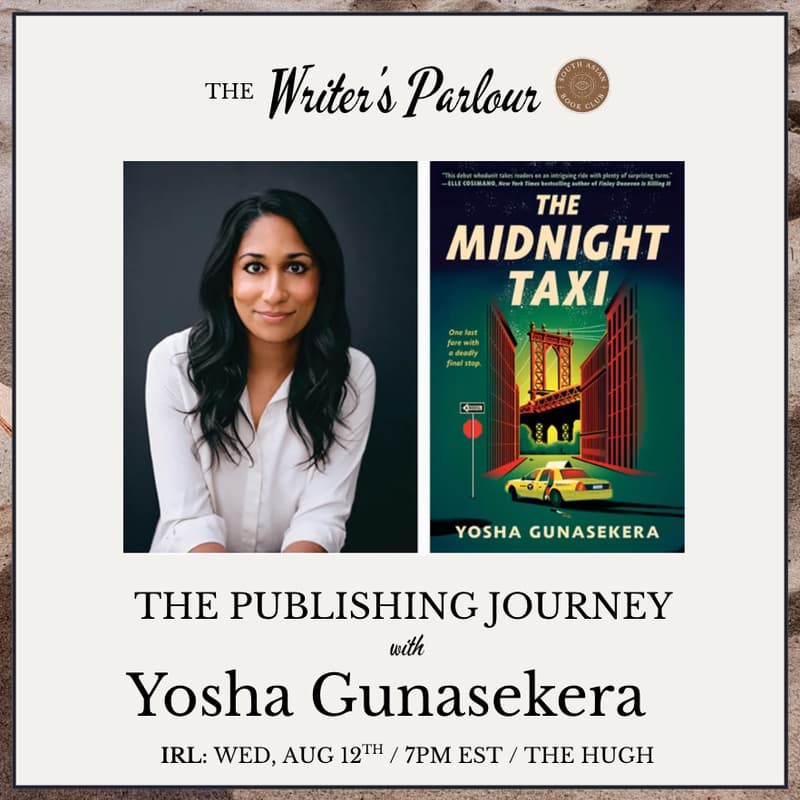 Cover Image for The Writer's Parlour: The Publishing Journey with Yosha Gunasekera