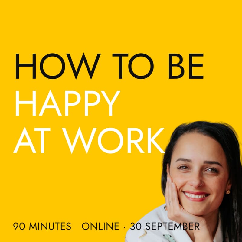 Cover Image for How to be happy at work, without a new job, a new habit, or a new you