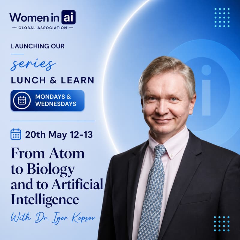 Cover Image for Lunch & Learn: From Atom to Biology and to Artificial Intelligence