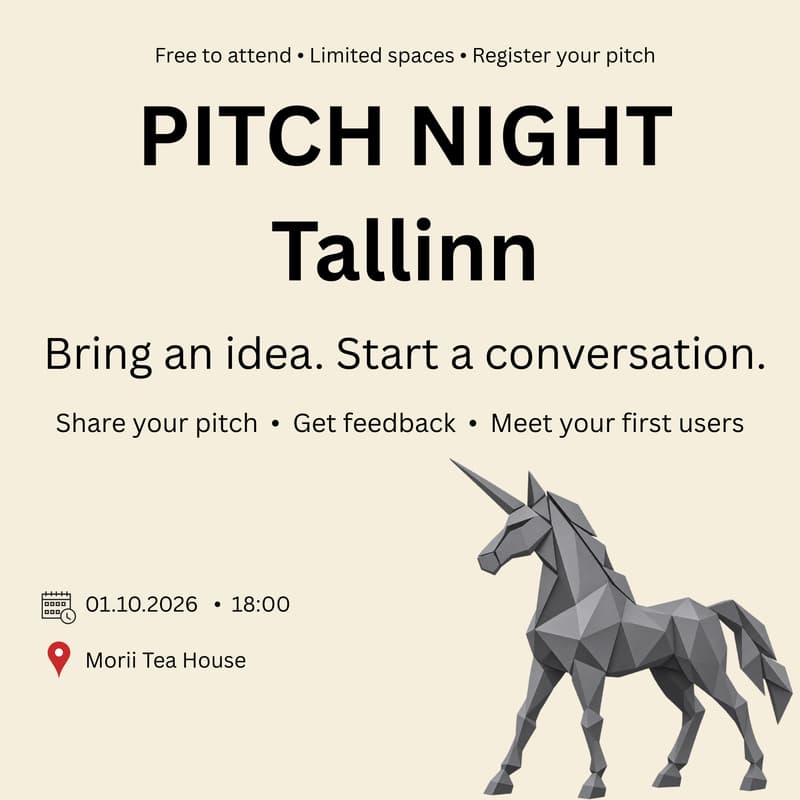 Cover Image for PITCH NIGHT Tallinn