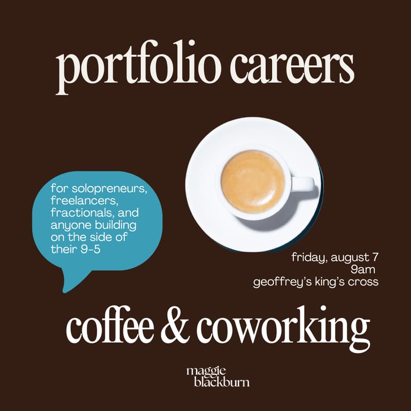 Cover Image for Coffee, Coworking, & Portfolio Careers