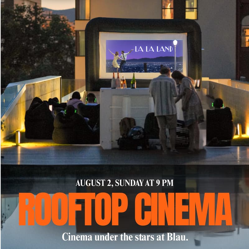 Cover Image for Rooftop Culinary Cinema & Silent Movie Night: La La Land