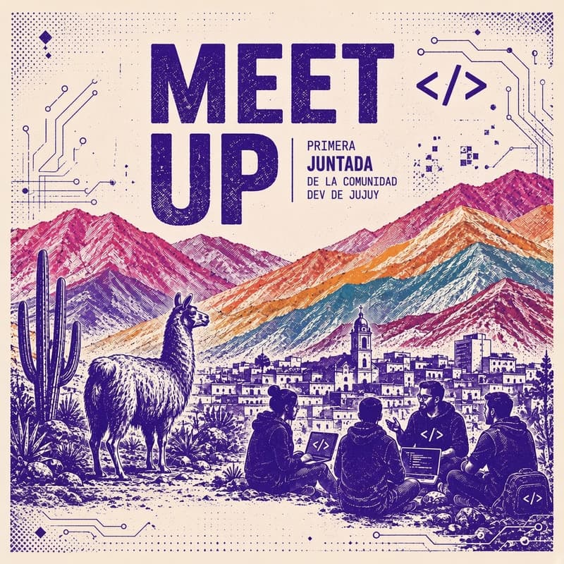 Cover Image for Meet Up #1 · Primer Meet Up dev Jujuy