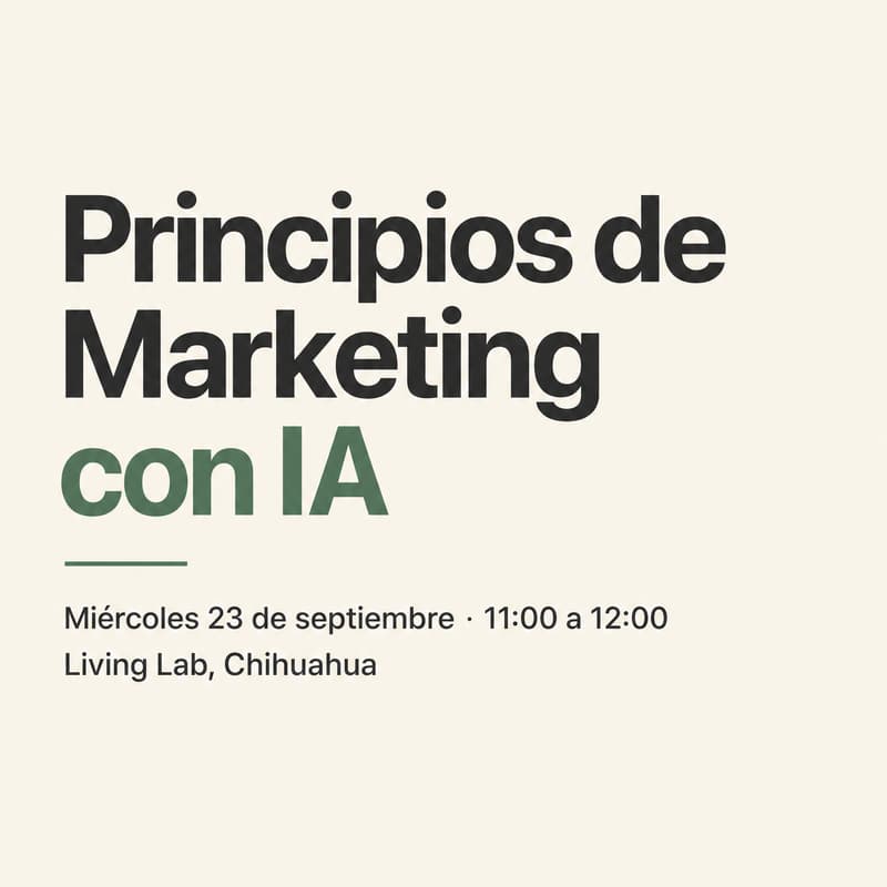 Cover Image for Principios de Marketing con IA