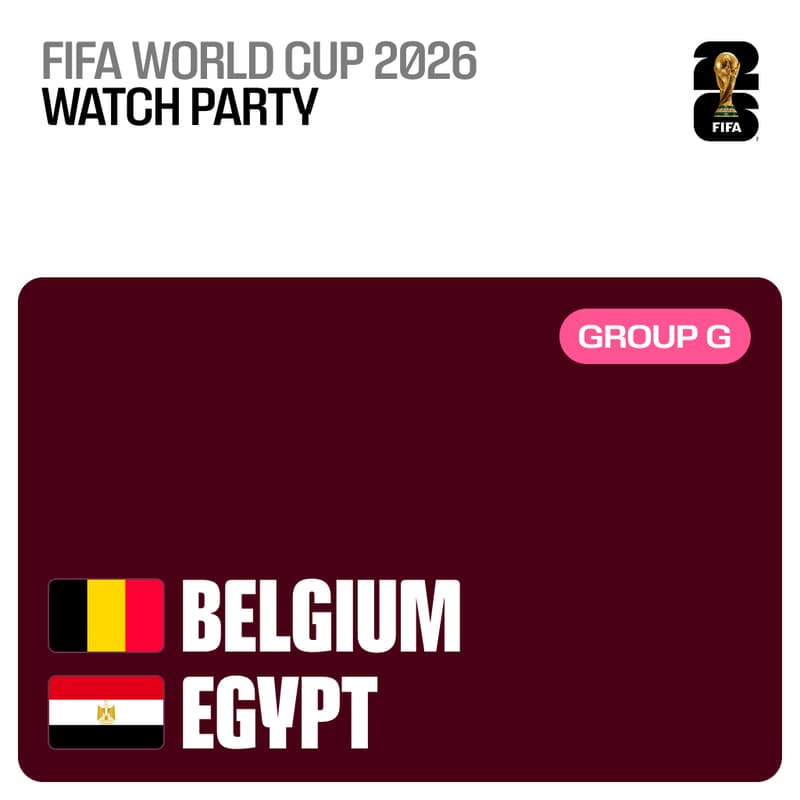 Cover Image for FIKA: Belgium vs Egypt World Cup Watch-Along