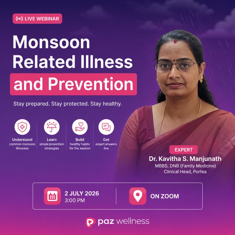 Monsoon Health & Prevention: Protecting Yourself and Your Family · Zoom ...