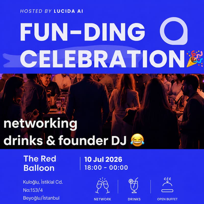 Cover Image for Lucida AI Fun-ding Celebration 🎉 🚀