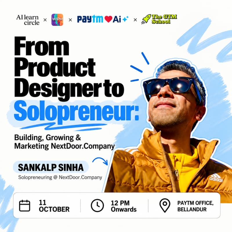 Cover Image for From Product Designer to Solopreneur: Building, Growing & Marketing NextDoor.Company