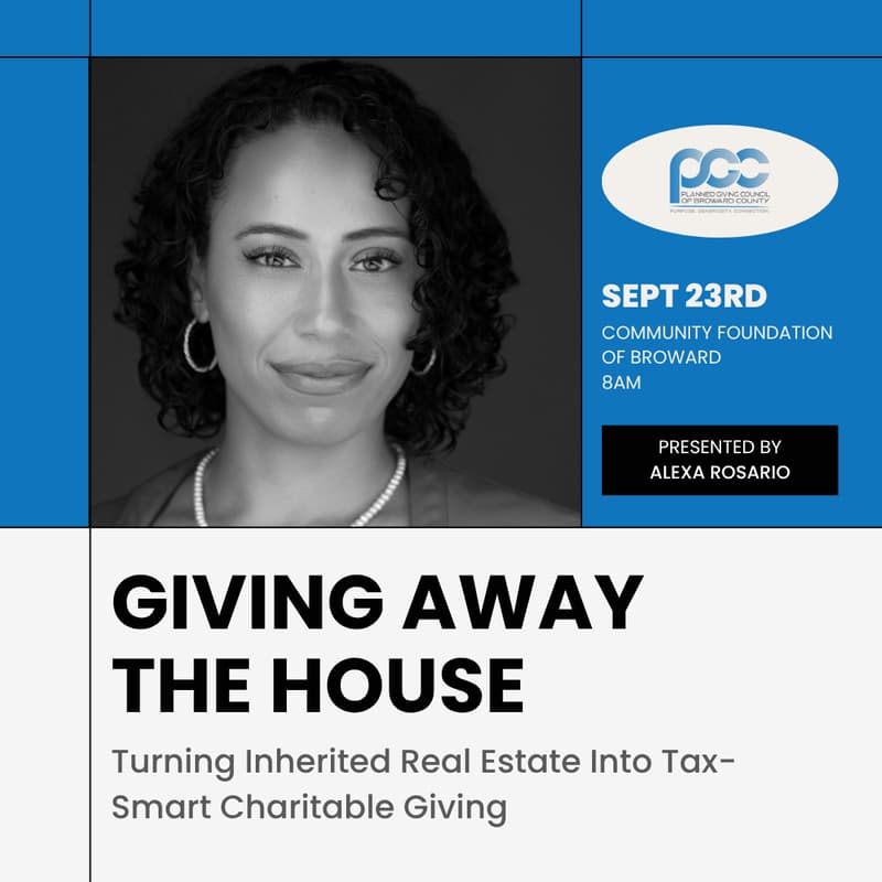 Cover Image for Giving Away the House: Turning Inherited Real Estate Into Tax-Smart Charitable Giving