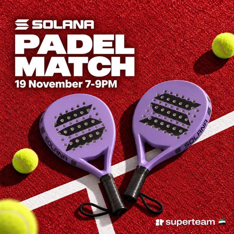 Cover Image for Solana Padel Match