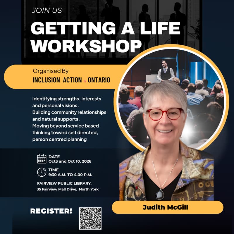 Cover Image for Getting a Life Workshop with Judith McGill