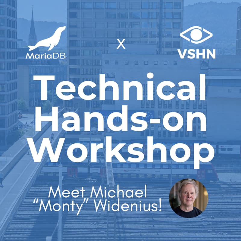 Cover Image for Technical Hands-on Workshop MariaDB & VSHN in Zürich
