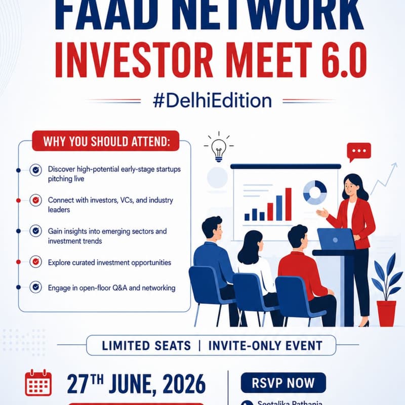Cover Image for FAAD Network Investor Meet 6.0 - Delhi Edition