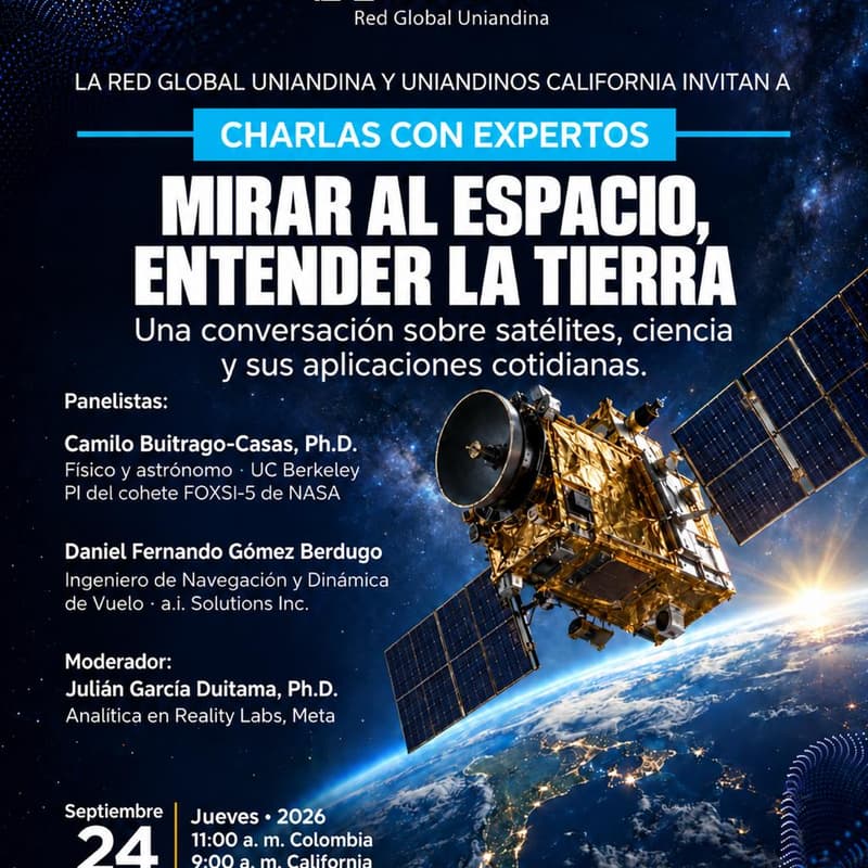 Cover Image for Charlas con Expertos - Mirar Al Espacio Entender La Tierra