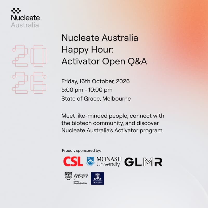 Cover Image for Nucleate Australia Happy Hour: Activator Open Q&A