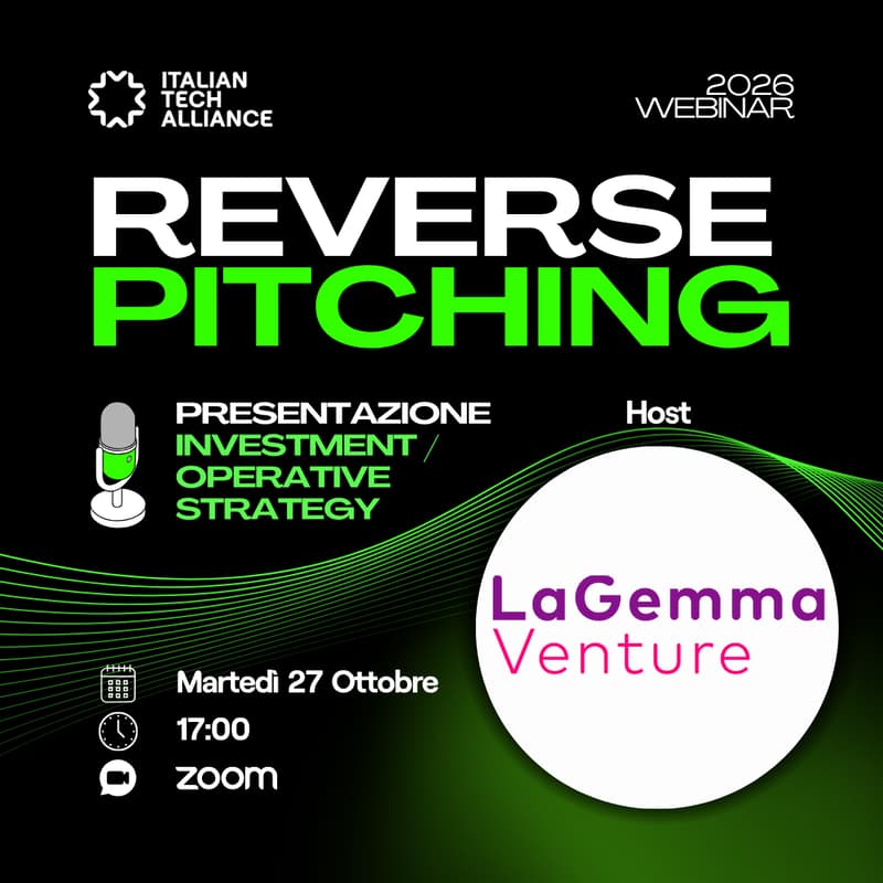 Cover Image for Reverse Pitching - La Gemma Venture