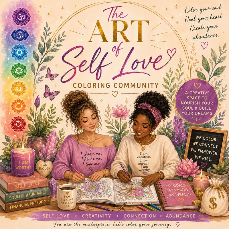Cover Image for Art of Self Love Coloring Community