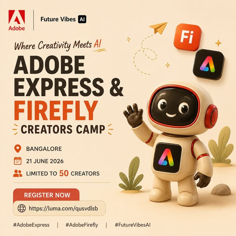 Cover Image for Adobe Express & Firefly Creators Camp