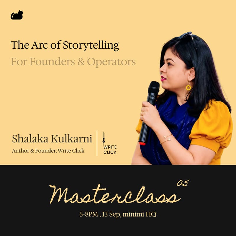 Cover Image for Masterclass: Shalaka Kulkarni on Storytelling for Founders & Operators