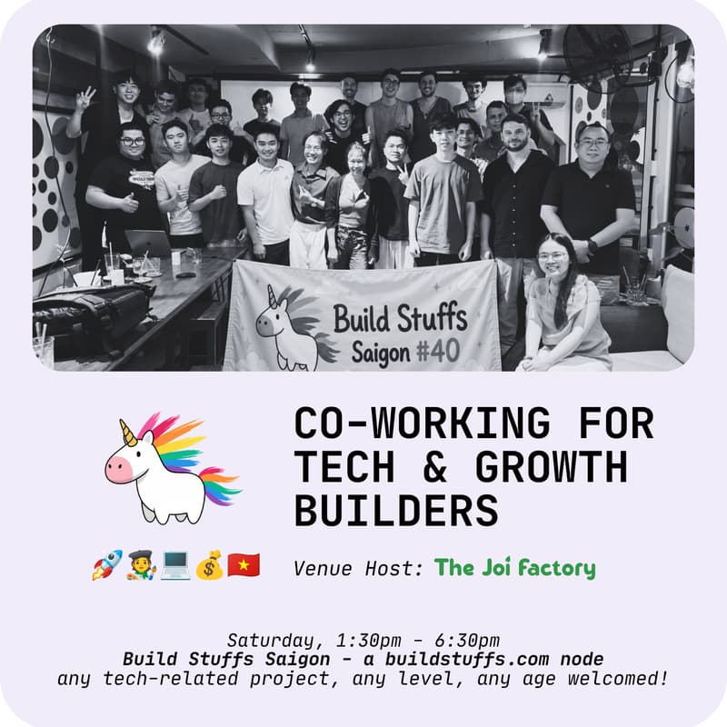 Cover Image for Cowork Showcase for Tech/Growth Builders - BS41