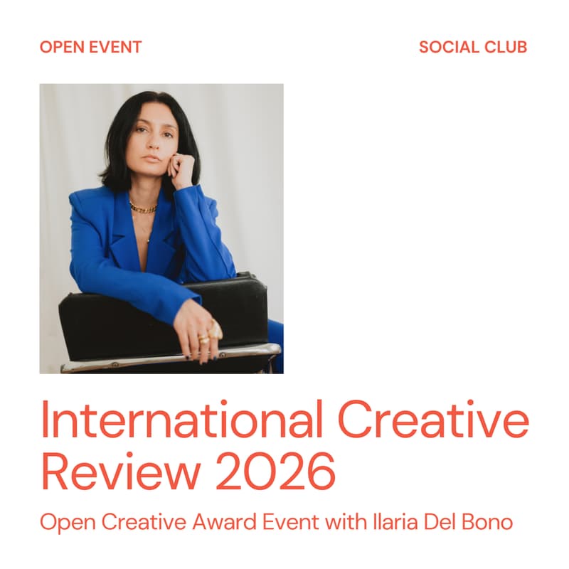 Cover Image for International Creative Review 2026 – Open Creative Award Event @ Circles House