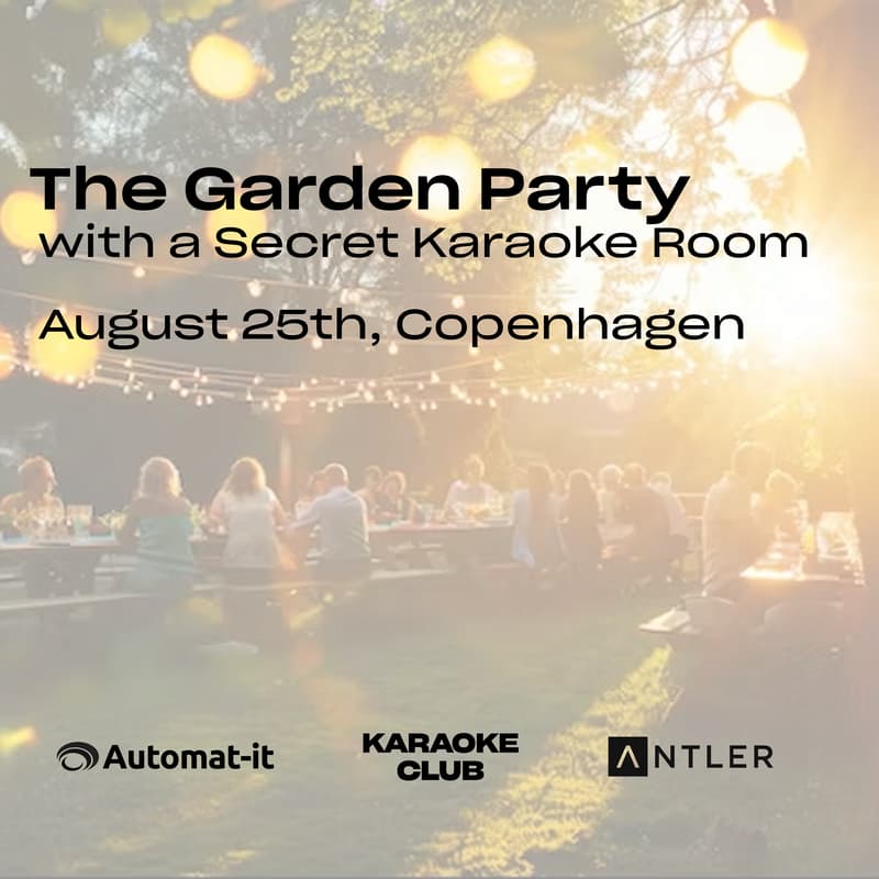 Cover Image for The garden party with a secret karaoke room