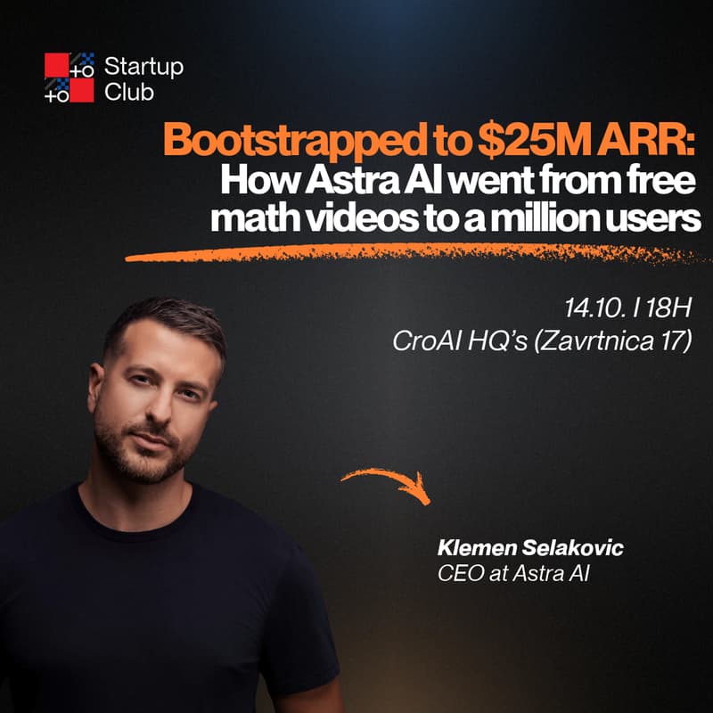 Cover Image for Startup Club #4: Bootstrapped to $25M ARR: How Astra AI went from free math videos to a million users