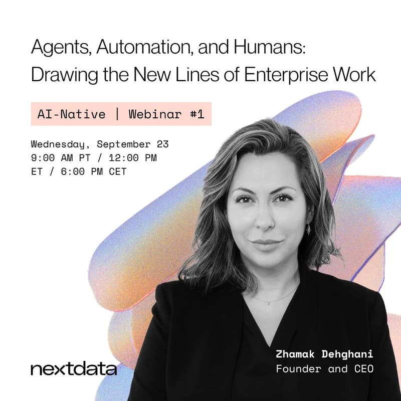 Cover Image for AI-Native | Agents, Automation, and Humans: Drawing the New Lines of Enterprise Work