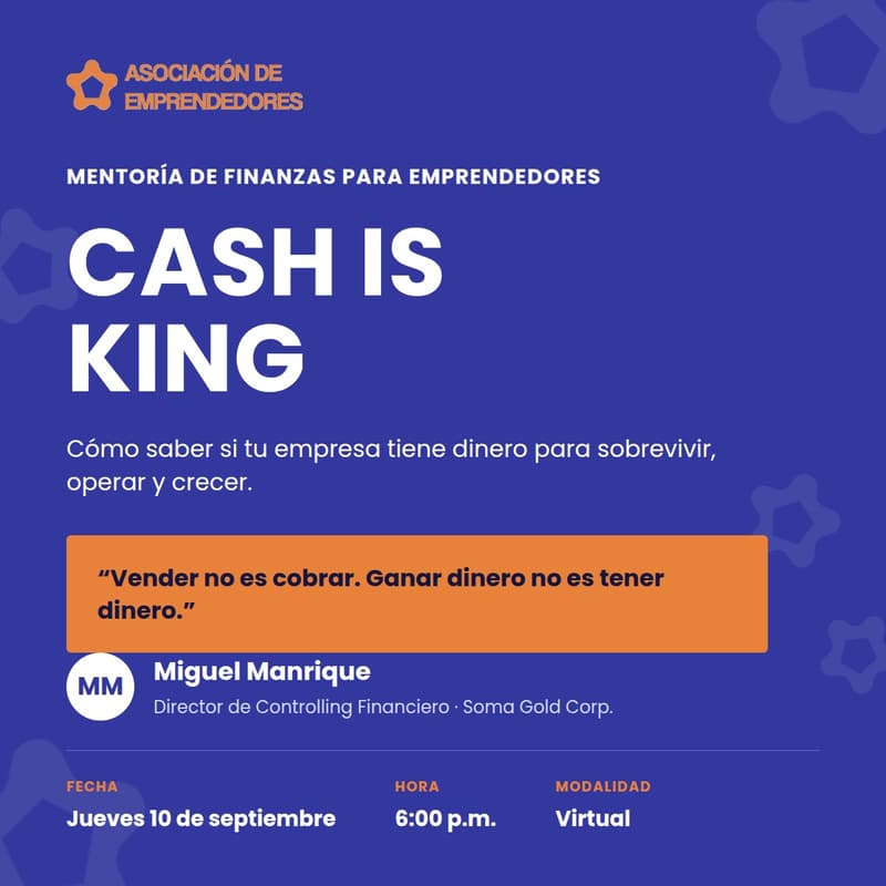 Cover Image for Cash is King: Finanzas para Emprendedores
