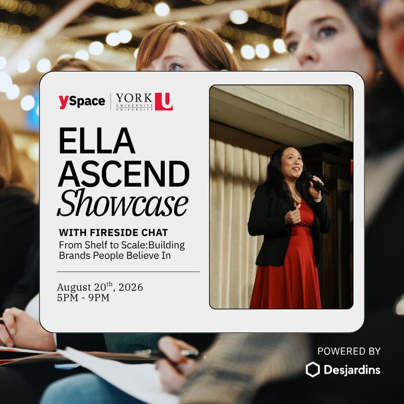 Cover Image for YSpace ELLA Ascend showcase and fireside chat powered by Desjardins