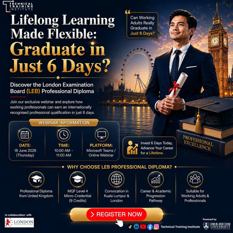 Cover Image for Webinar: Lifelong Learning Made Flexible (London Examination Board)