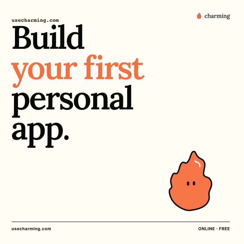 Cover Image for Build your first personal app