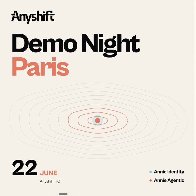 Cover Image for Anyshift Demo Night: Annie Identity & Annie Agentic
