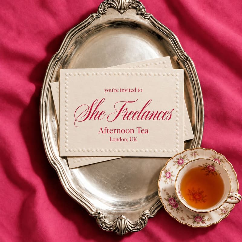 Cover Image for She Freelances Afternoon Tea