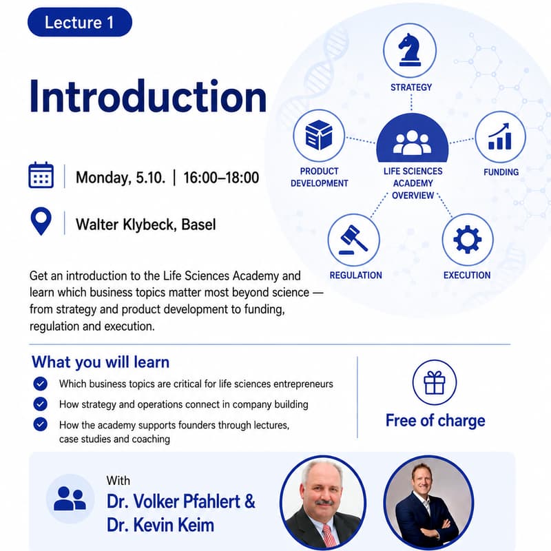 Cover Image for Life Science Academy at Walter: Session 1 — Introduction