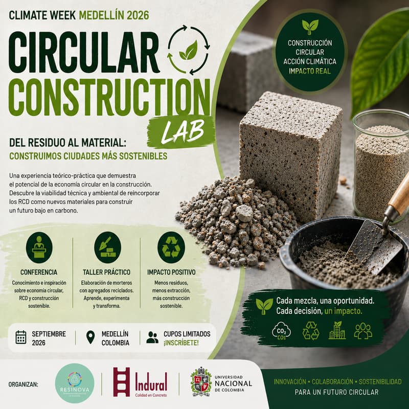 Cover Image for Circular Construction Lab: Del Residuo al Material