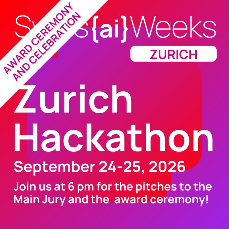 Cover Image for Main Jury and Award Ceremony at Zurich Hackathon